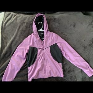 Pink & Black Nike windbreaker
